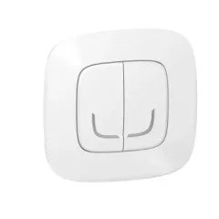   Legrand Netatmo 752588 Valena Allure okos csillárkapcsoló (végrehajtó), süllyesztett, díszítőkerettel szállítva, fehér színű, fázis-nulla megtáplálású, két külön kapcsolt fázis elmenővel, gatewayhez csatlakoztatható