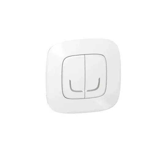 Legrand Netatmo 752588 Valena Allure okos csillárkapcsoló (végrehajtó), süllyesztett, díszítőkerettel szállítva, fehér színű, fázis-nulla megtáplálású, két külön kapcsolt fázis elmenővel, gatewayhez csatlakoztatható
