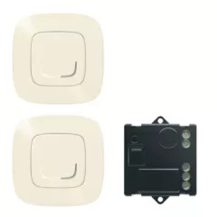   Legrand Netatmo 752650 Párosított szett: Alternatív kapcsolás mikromodul segítségével - 2 vezeték nélküli kapcsoló + mikromodul Valena Allure Netatmo elefántcsont ( 752650 )