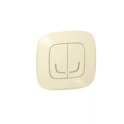 Legrand Netatmo 752688 Valena Allure okos csillárkapcsoló (végrehajtó), süllyesztett, díszítőkerettel szállítva, elefántcsont színű, fázis-nulla megtáplálású, két külön kapcsolt fázis elmenővel, gatewayhez csatlakoztatható