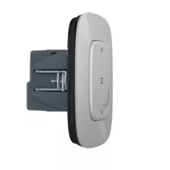   Legrand 752790A Valena Allure with Netatmo okos redőny/zsaluzia kapcsoló (végrehajtó), nulla (N) vezető bekötéssel, keret nélkül, alumínium (Legrand 752790A)