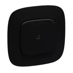   Legrand Netatmo 752866 Valena Allure okos egypólusú kapcsoló / fényerőszabályzó (végrehajtó), süllyesztett, díszítőkerettel szállítva, fekete színű, fázis/nulla megtáplálású egy kapcsolt fázis elmenő, impulzus bemenettel, gatewayhez csatlakoztatható