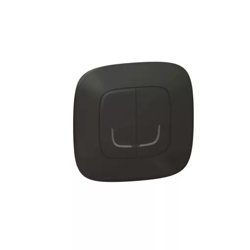 Legrand Netatmo 752888 Valena Allure okos csillárkapcsoló (végrehajtó), süllyesztett, díszítőkerettel szállítva, fekete színű, fázis-nulla megtáplálású, két külön kapcsolt fázis elmenővel, gatewayhez csatlakoztatható