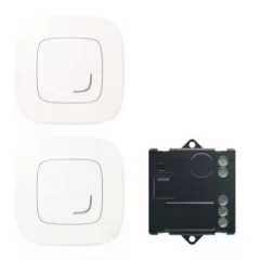   Legrand Netatmo 752950 Párosított szett: Alternatív kapcsolás mikromodul segítségével - 2 vezeték nélküli kapcsoló + mikromodul Valena Allure Netatmo gyöngyház ( 752950 )