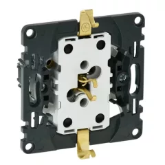   Legrand 753026 Valena InMatic 2x2P+F csatlakozóaljzat gyermekvédelemmel,
rugós vezetékbekötéssel ( Legrand 753026 )