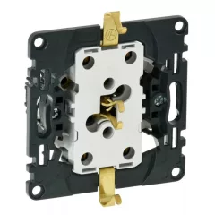   Legrand 753027 Valena InMatic 2x2P+F csatlakozóaljzat gyermekvédelem nélkül,
rugós vezetékbekötéssel ( Legrand 753027 )