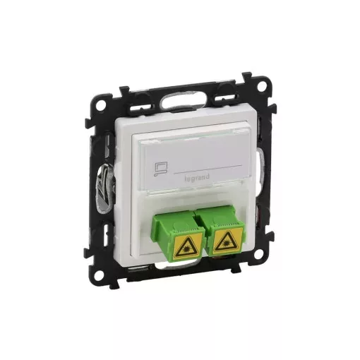 Legrand 753130 Valena Life SC/APC egymódusú optikai csatlakozóaljzat fehér ( Legrand 753130 )