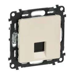   Legrand Valena life 753240 Informatikai csatlakozóaljzat 1xRJ45 Cat5e UTP elefántcsont burkolattal keret nélkül (Legrand 753240)