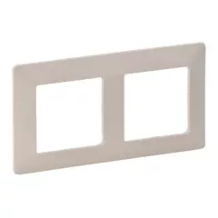   Legrand Valena Life 754042 2-es elefántcsont keret függőleges és vízszintes elhelyezéssel (Legrand 754042)