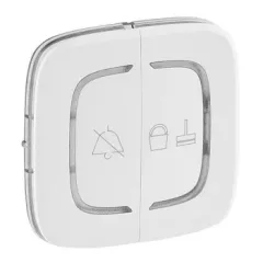   Legrand 754933 MyHome (Valena Allure) “Ne zavarjanak” és “Takarítást kérek” burkolatok kat. szám 0 675 93 vezérlő mechanizmushoz, fehér ( Legrand 754933 )