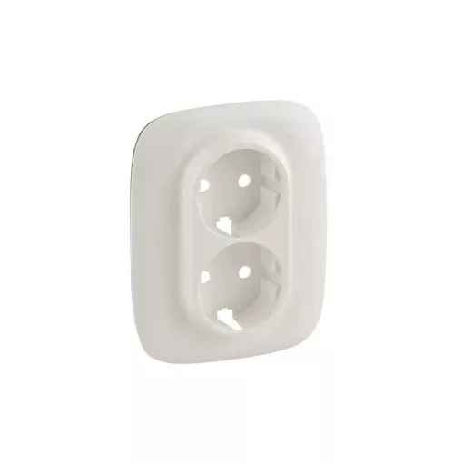 Legrand 754959 Valena Allure 2x2P+F aljzat monobloc burkolat + kerettel, Gyöngyház ( Legrand 754959 )
