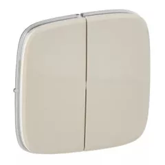   Legrand 755026 Valena Allure Kettős kapcsoló burkolat, Elefántcsont ( Legrand 755026 )