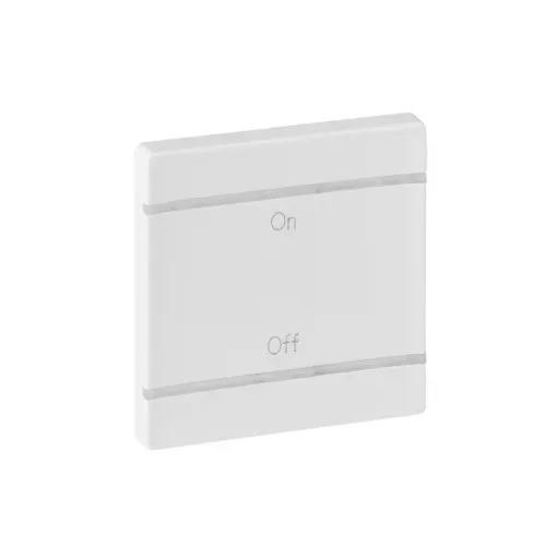 Legrand 755170 MyHome (Valena Life) BE/KI jelölés széles burkolat, fehér ( Legrand 755170 )