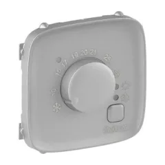   Legrand 755317 Valena Allure Elektronikus termosztát burkolat, Alumínium ( Legrand 755317 )