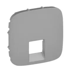   Legrand 755417 Valena Allure RJ11/RJ45 aljzat burkolat, Alumínium ( Legrand 755417 )