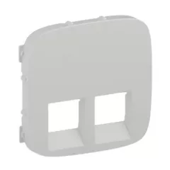   Legrand 755425 Valena Allure 2xRJ11/RJ45 aljzat burkolat, Fehér ( Legrand 755425 )