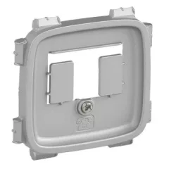   Legrand 755497 Valena Allure TAE/TDO aljzat burkolat, Alumínium ( Legrand 755497 )