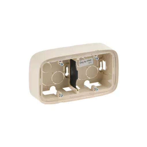 Legrand 755562 Valena Allure Kettős kiemelődoboz, Elefántcsont ( Legrand 755562 )