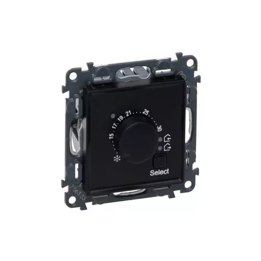 Legrand Valena Life 756333 elektronikus szobatermosztát fekete (Legrand 756333)