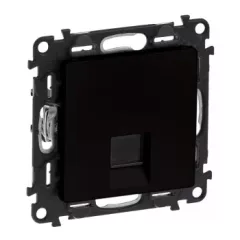   Legrand Valena Life 756340 Informatikai csatlakozóaljzat 1xRJ45 Cat. 5e UTP fekete burkolattal keret nélkül (Legrand 756340)