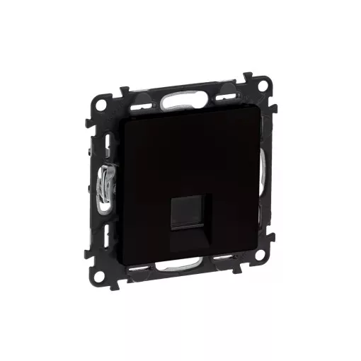 Legrand Valena Life 756340 Informatikai csatlakozóaljzat 1xRJ45 Cat. 5e UTP fekete burkolattal keret nélkül (Legrand 756340)