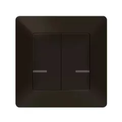  Legrand Netatmo 756387 Valena Life Netatmo vezeték nélküli kettős egypólusú kapcsoló, fekete