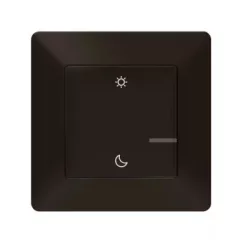   Legrand Netatmo 756389 Valena Life okos szcenárió kapcsoló (távvezérlő) Home + Control alkalmazásban beállított ébredés / elalvás szcenárióek indítására; díszítőkerettel, elemmel és kétoldalú ragasztóval szállítva fekete