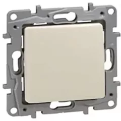   Legrand Niloé 764601 váltókapcsoló (106), bézs burkolattal keret nélkül, süllyesztett 10A 250V (Legrand 764601)