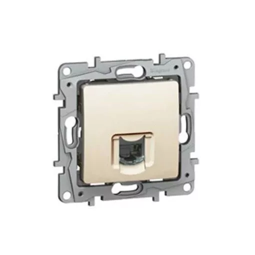 Legrand Niloé 764673 Informatikai csatlakozóaljzat 1xRJ45 Cat6 UTP bézs burkolattal keret nélkül (Legrand 764673)