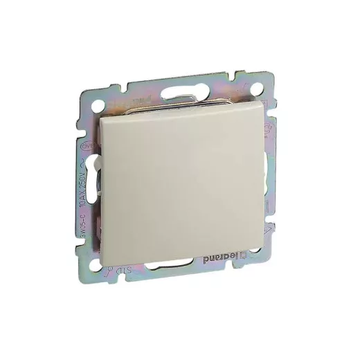 Legrand Valena 774105 váltókapcsoló (106), elefántcsont burkolattal keret nélkül, süllyesztett 16A 250V (Legrand 774105)