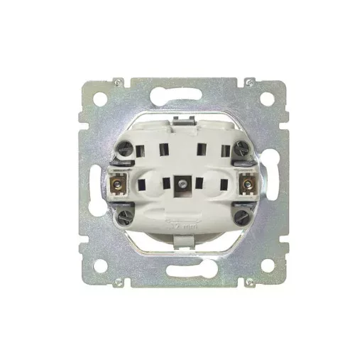 Legrand Valena 774122 földelt csatlakozóaljzat (dugalj) gyermekvédelemmel 2P+F elefántcsont burkolattal keret nélkül, süllyesztett, 16A 250V (Legrand 774122)