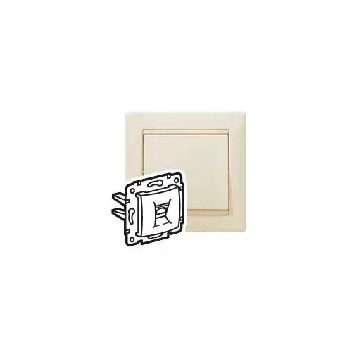Legrand Valena 774130 Informatikai csatlakozóaljzat 1xRJ45 Cat5e UTP elefántcsont burkolattal keret nélkül (Legrand 774130)