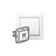   Legrand Valena 774238 Informatikai csatlakozóaljzat 1xRJ45 Cat5e UTP fehér burkolattal keret nélkül (Legrand 774238)