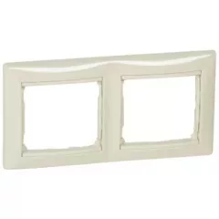   Legrand Valena 774352 2-es elefántcsont keret vízszintes elhelyezéssel (Legrand 774352)