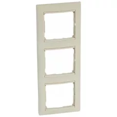   Legrand Valena 774357 3-as elefántcsont keret függőleges elhelyezéssel (Legrand 774357) NEM RENDELHETŐ, HELYETTE 774353 !!!