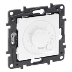   Legrand Niloé Step 863142 szobatermosztát padlófűtéshez, 16A, fehér (Legrand 863142 / 863142B)