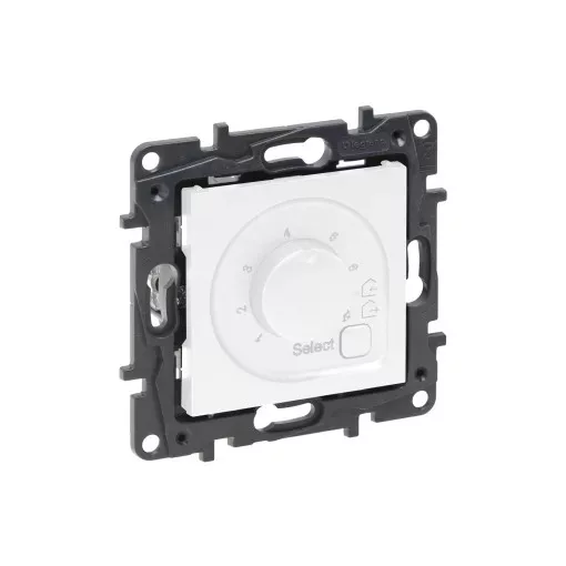 Legrand Niloé Step 863142 szobatermosztát padlófűtéshez, 16A, fehér (Legrand 863142 / 863142B)