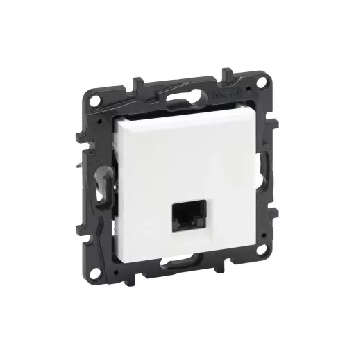 Legrand Niloé Step 863157 RJ45 Cat.5E FTP aljzat, fehér (Legrand 863157 / 863157B)