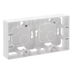   Legrand Niloé Step 863198 kettős kiemelődoboz, fehér (Legrand 863198)