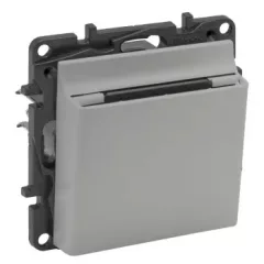   Legrand Niloé Step 863346 mechanikus hotelkártya-kapcsoló, alumínium (Legrand 863346 / 863346B)