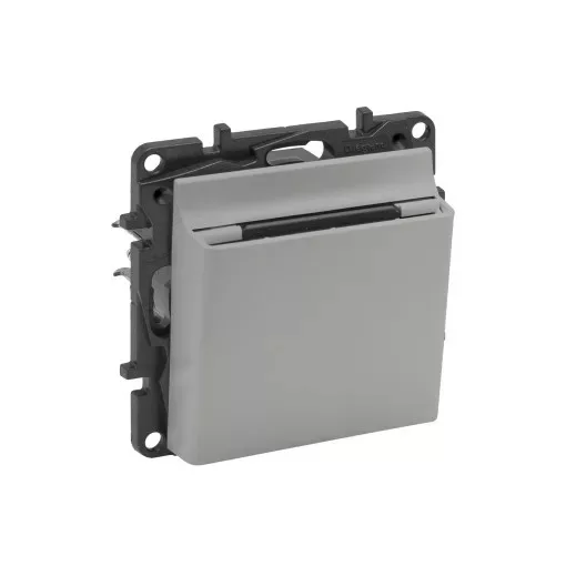 Legrand Niloé Step 863346 mechanikus hotelkártya-kapcsoló, alumínium (Legrand 863346 / 863346B)