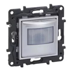   Legrand Niloé Step 863348A mozgásérzékelős kapcsoló 3 - 250 W, 120°, 2-vezetékes, alumínium (Legrand 863348A / 863348B)