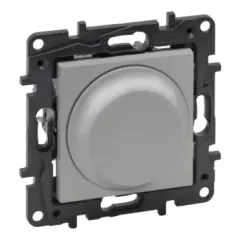   Legrand Niloé Step 863352 forgatógombos fényerőszabályzó, 300W, alumínium (Legrand 863352 / 863352B)