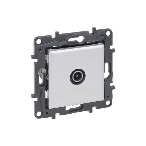 Legrand Niloé Step 863374 TV csillagpontos aljzat, végzáró (1,5 dB /, alumínium (Legrand 863374 / 863374B)