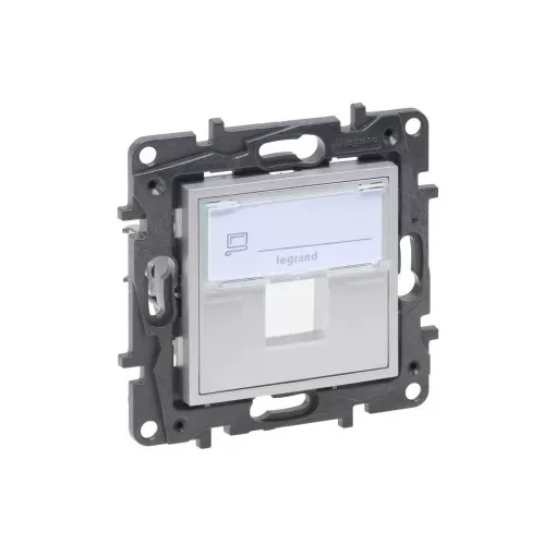 Legrand Niloé Step 863387 keystone adapter, alumínium (Legrand 863387 / 863387B)