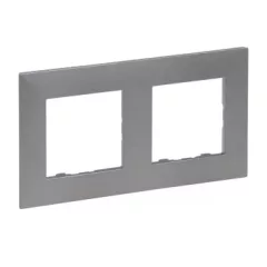   Legrand Niloé Step 863492 2-es keret, grafit szürke (Legrand 863492)