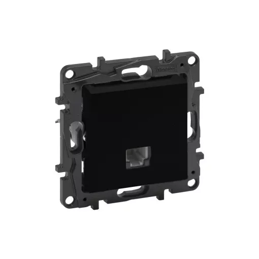 Legrand Niloé Step 863555 1xRJ11 csatlakozóaljzat, fekete (Legrand 863555 / 863555B)