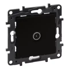   Legrand Niloé Step 863572 TV átmenő aljzat (14 dB), fekete (Legrand 863572)