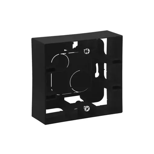 Legrand Niloé Step 863597 egyes kiemelődoboz, fekete (Legrand 863597)