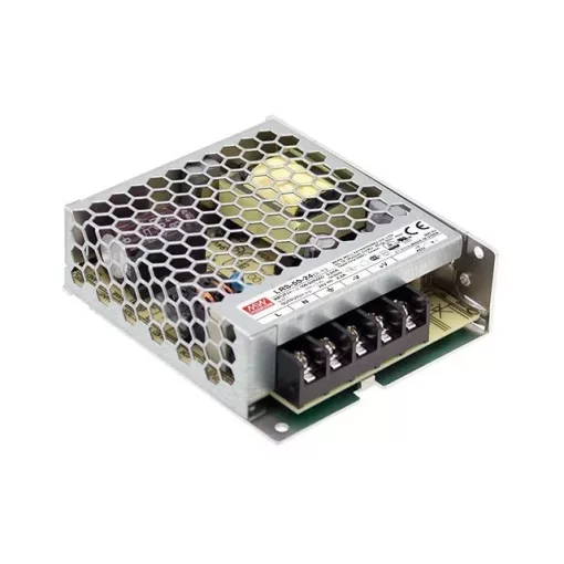 Mean Well LRS-50-24 Tápegység 1 fázisú, 50W, 24V DC kimenettel, 2,2A, 85...264 V AC, 50/60 Hz) ( LRS-50-24 )
